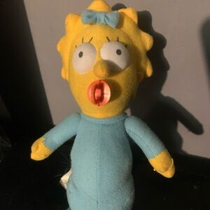 Vintage 2005 Maggie Simpson The Simpsons Stuffed Animal Plush Nanco Toy Figure